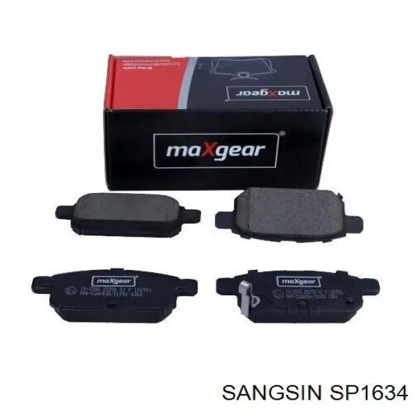 SP1634 Sangsin Pastillas freno traseras