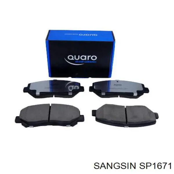 Comprar SP1671 Sangsin Pastillas delanteras de freno