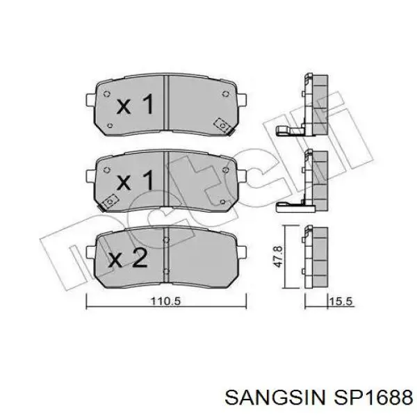 SP1688 Sangsin