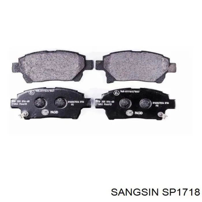 Pastillas freno delanteras Sangsin SP1718 precio, desde 22,41 EUR
