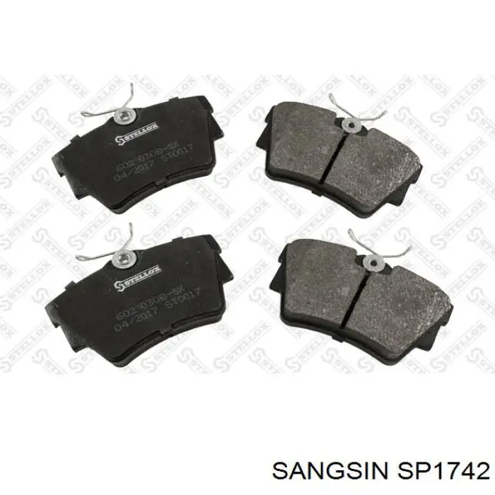 Pastillas traseras de freno Sangsin SP1742 precio, desde 19,10 EUR