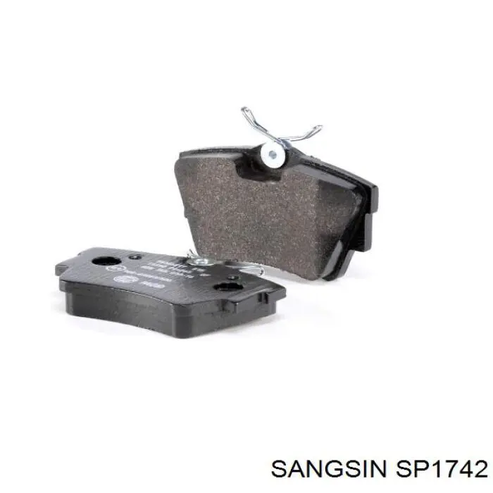 Pastillas de freno traseras SP1742 Sangsin