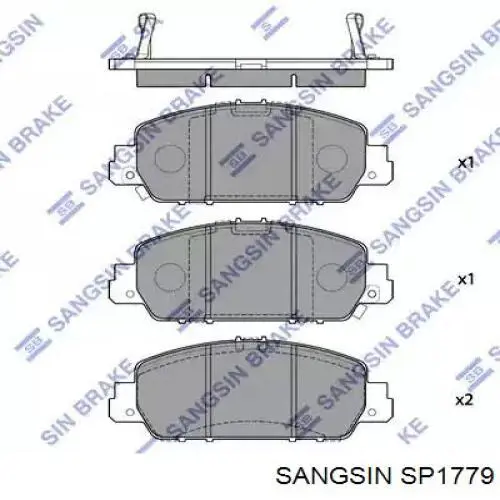 Pastillas freno delanteras Sangsin SP1779 precio, desde 29,55 EUR