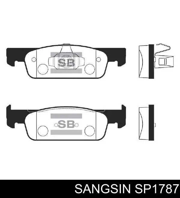 SP1787 Sangsin Pastillas delanteras