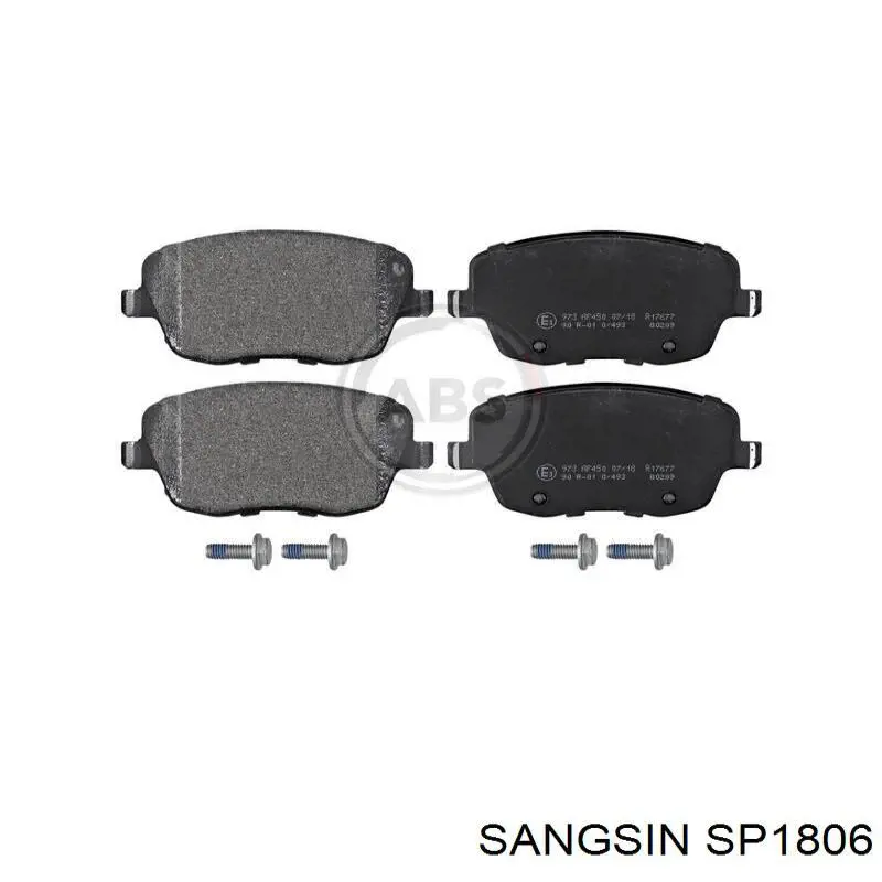 Pastillas de freno SP1806 Sangsin