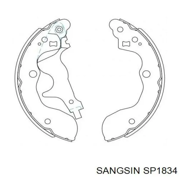 Pastillas traseras de freno Sangsin SP1834 precio, desde 18,00 EUR