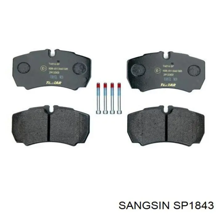 SP1843 Sangsin pastillas de freno traseras