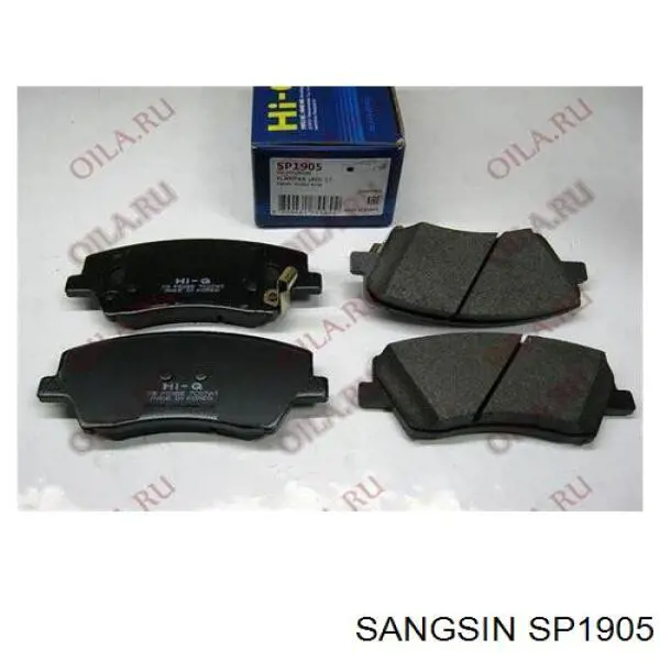 Comprar SP1905 Sangsin Pastillas delanteras de freno