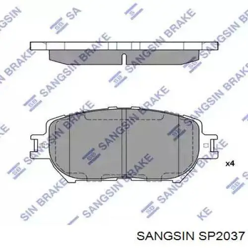 Pastillas freno delanteras Sangsin SP2037 precio, desde 52,07 EUR