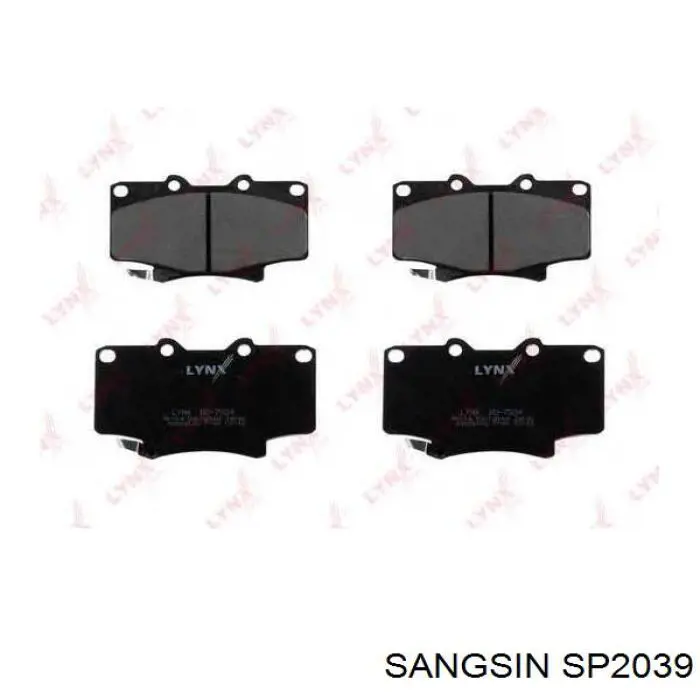 SP2039 Sangsin pastillas de freno delanteras