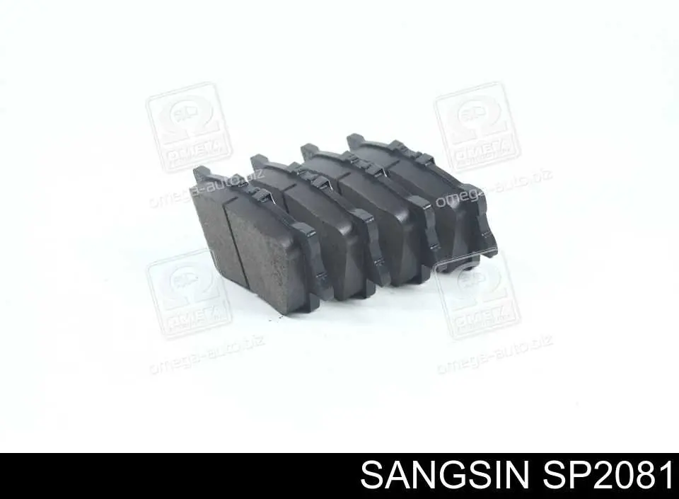 Comprar SP2081 Sangsin Pastillas de freno traseras