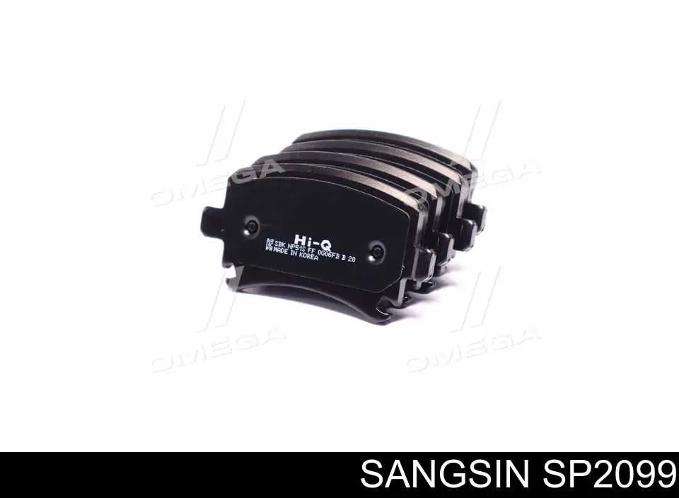 Pastillas de freno traseras SP2099 Sangsin