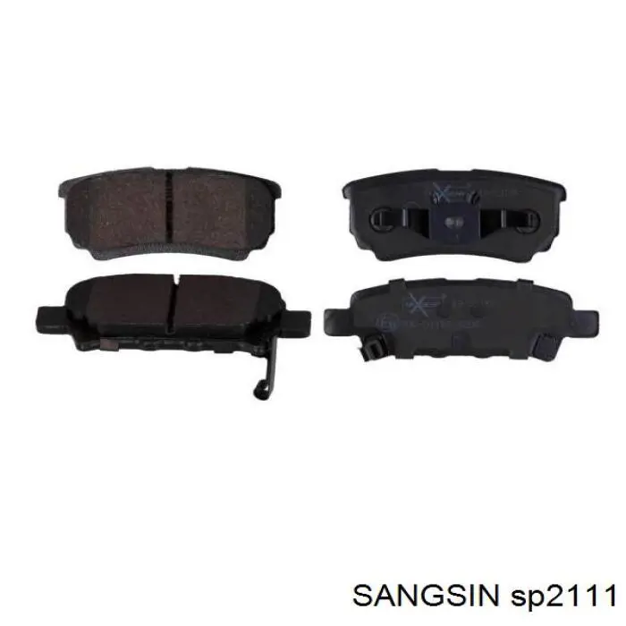 Pastillas de freno traseras de disco SANGSIN SP2111