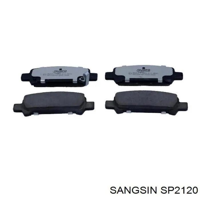 Pastillas de freno traseras SP2120 Sangsin