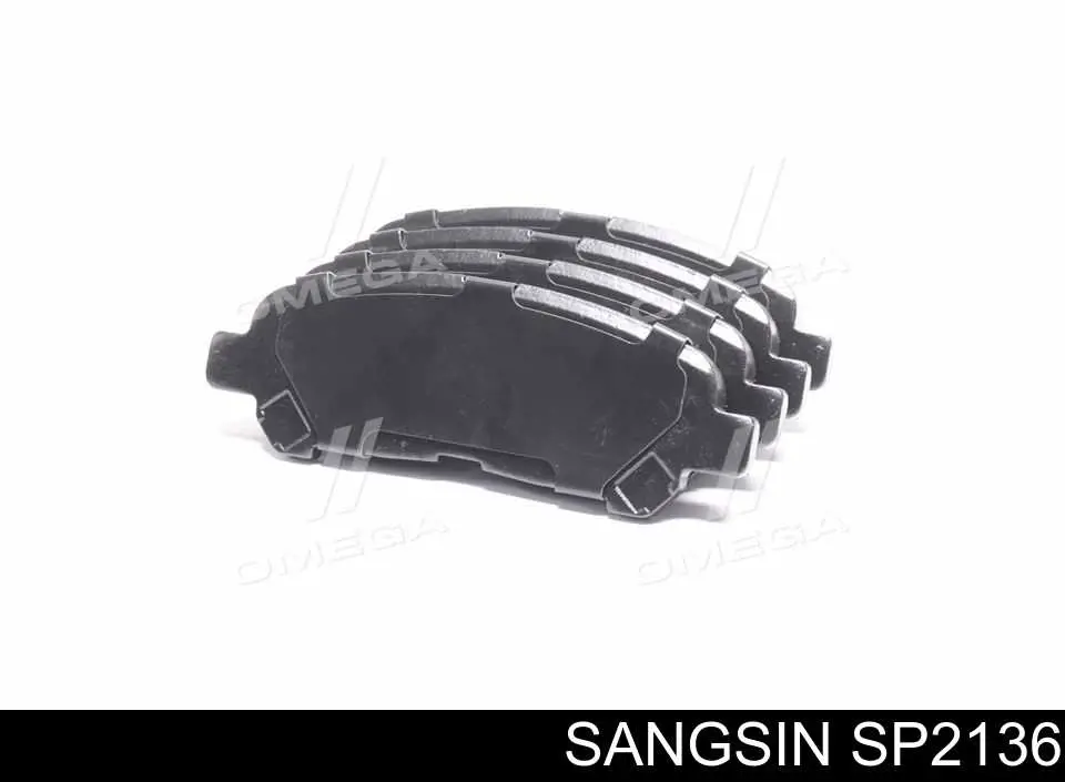 SP2136 Sangsin Pastillas freno traseras