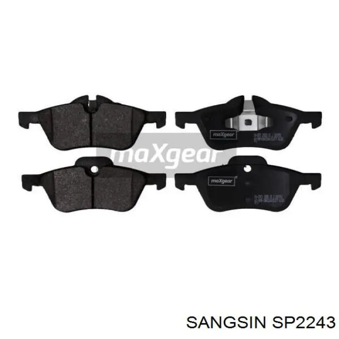 Pastillas de freno delanteras CBP01548 Comline