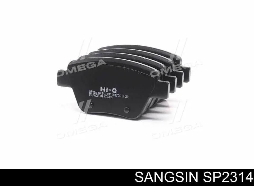 Comprar SP2314 Sangsin Pastillas de freno traseras
