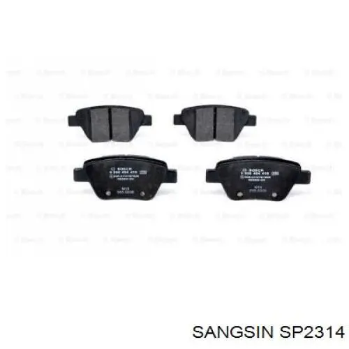 Pastillas de freno traseras Volkswagen Jetta 6 162, 163, AV3, AV2, AY2, AY3