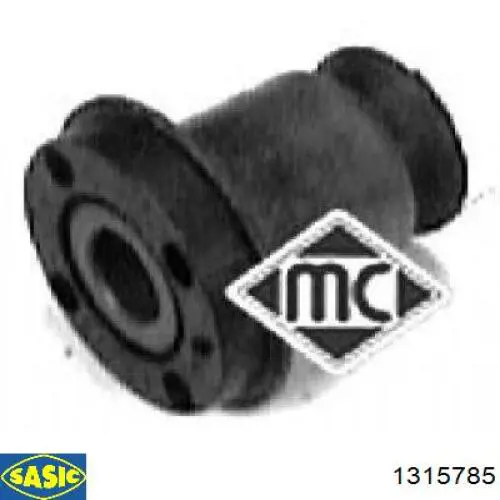 Buje trasero del brazo longitudinal trasero 030932 Cautex