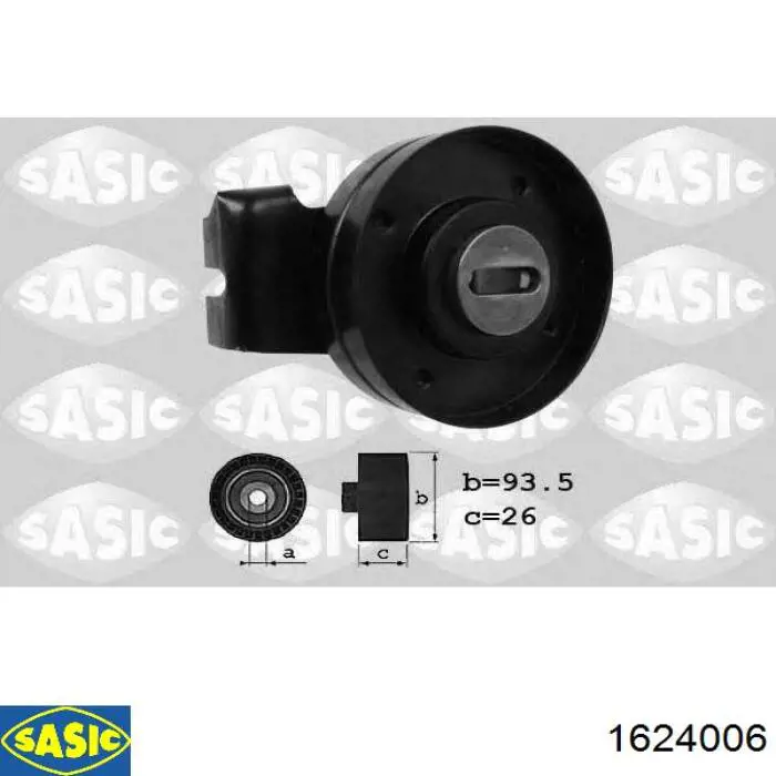 Tensor de correa, correa poli V Renault Espace 4 JK0