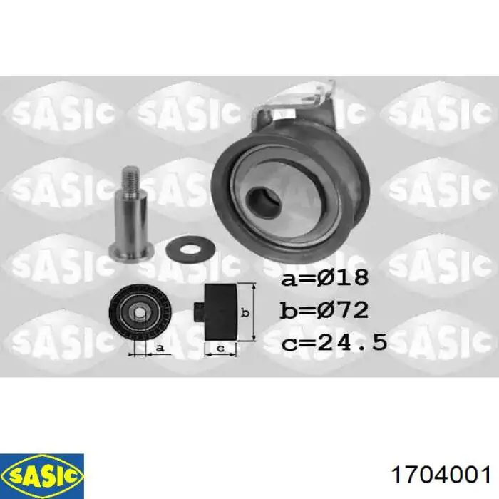 Rodillo tensor cadena Hepu 140334