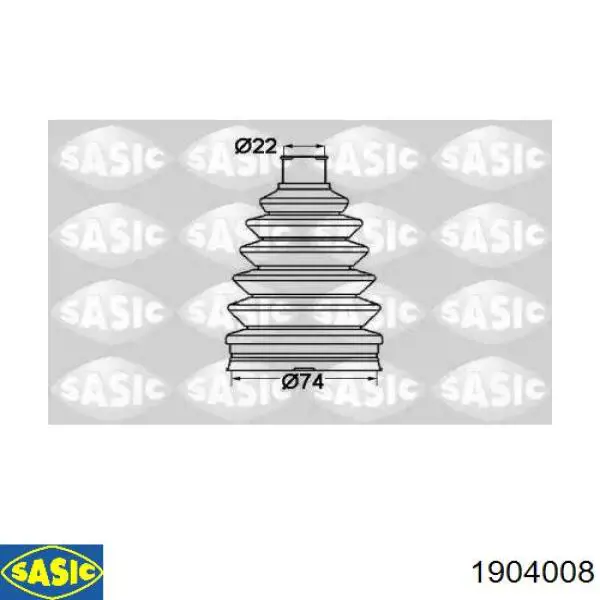 Fuelle, palier delantero exterior Sasic 1904008 precio, desde 11,39 EUR