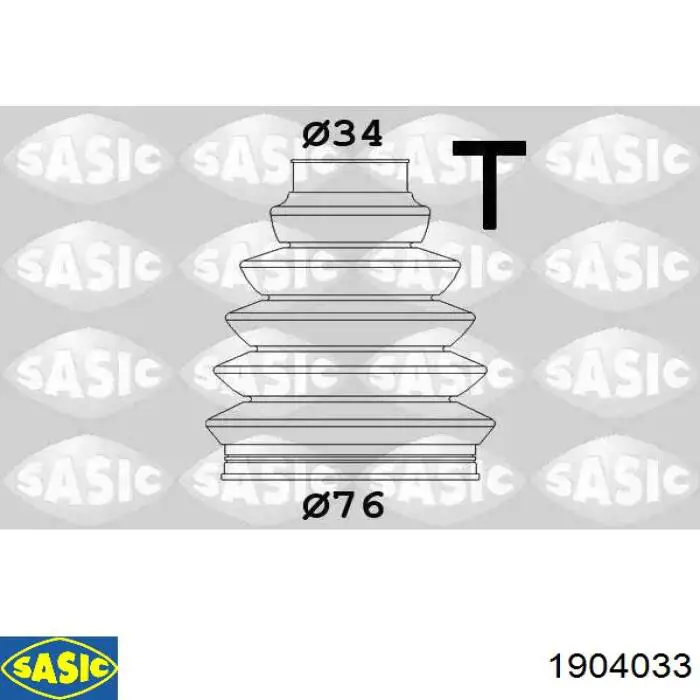 Comprar 1904033 Sasic Fuelle de palier delantero exterior