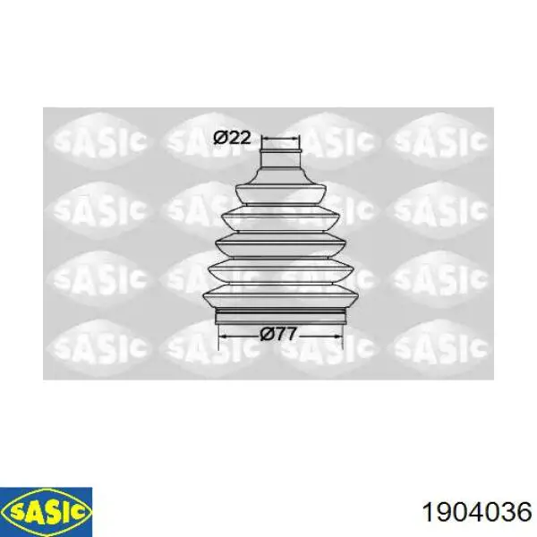 Fuelle, palier delantero exterior Sasic 1904036 precio, desde 12,15 EUR