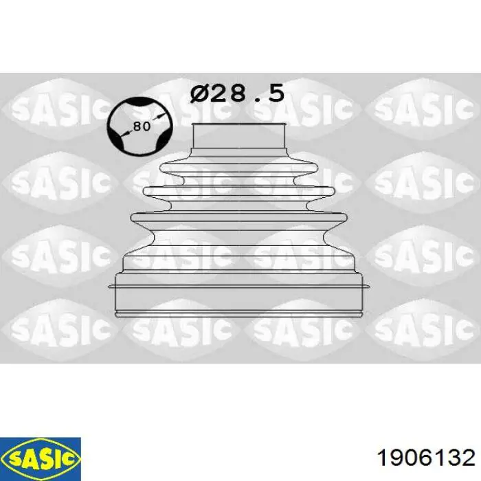 Comprar 1906132 Sasic Fuelle de semieje delantero interior