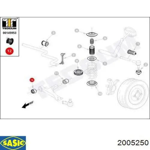 Comprar 2005250 Sasic Silentblock
