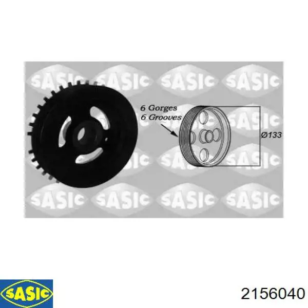 Polea del cigüeñal Ford 1S7G6316CB precio, desde 47,92 EUR