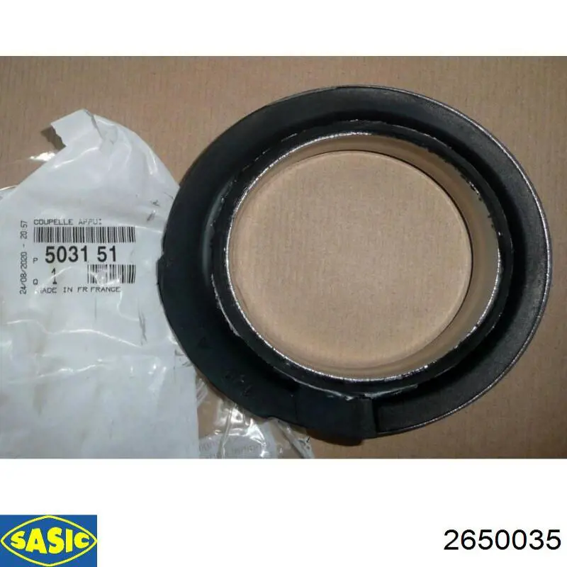 Aislador de resorte delantero superior Sasic 2650035
