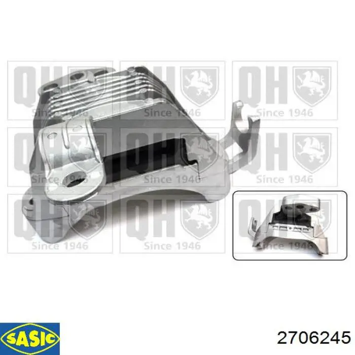 Soporte de motor derecho 13347450 General Motors