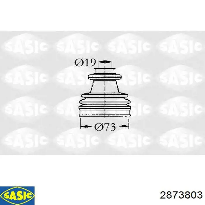Fuelle transmisión delantero exterior Sasic 2873803 precio, desde 6,18 EUR