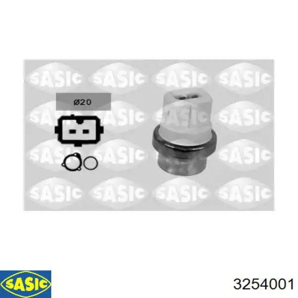 3254001 Sasic sensor de temperatura del refrigerante, salpicadero