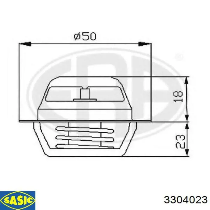 Caja del termostato Renault Fluence L3