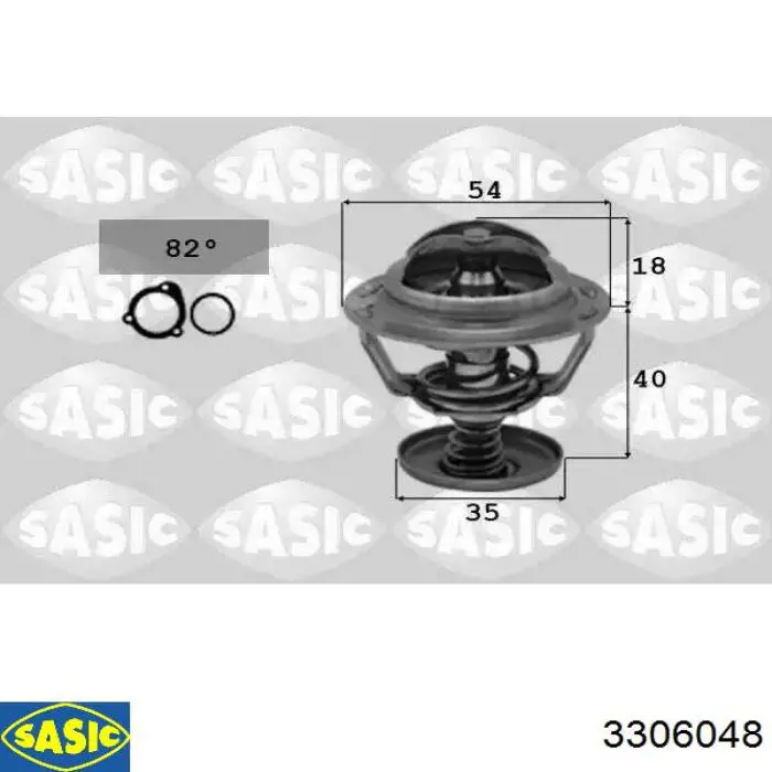 3306048 Sasic Caja del termostato