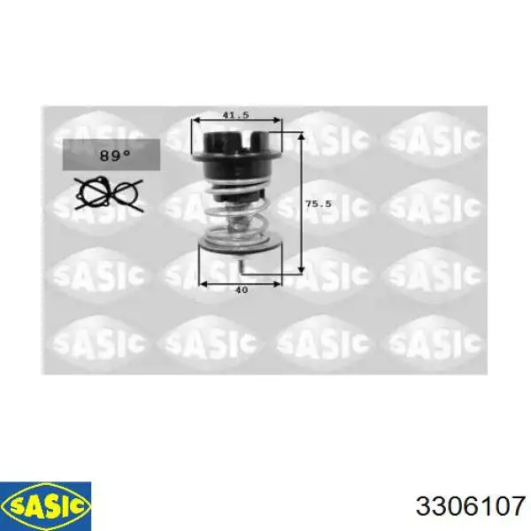 3306107 Sasic termostato, refrigerante