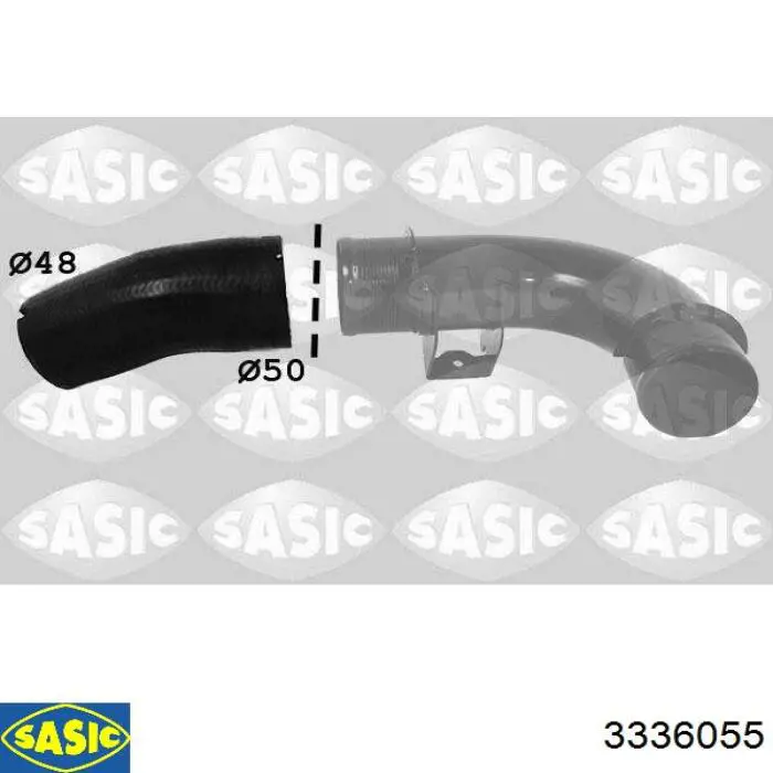 3336055 Sasic tubo flexible de aire de sobrealimentación derecho