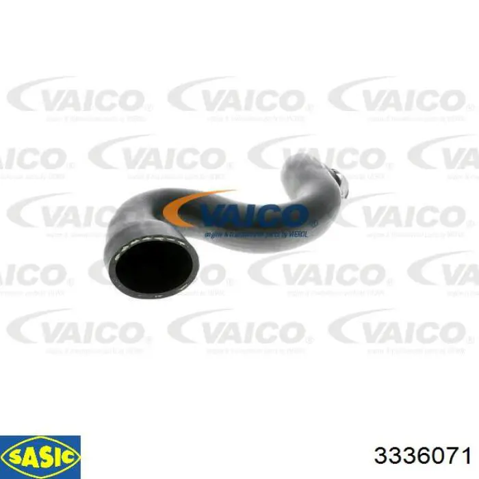 07193 Metalcaucho Tubo de salida de aire del turbocompresor