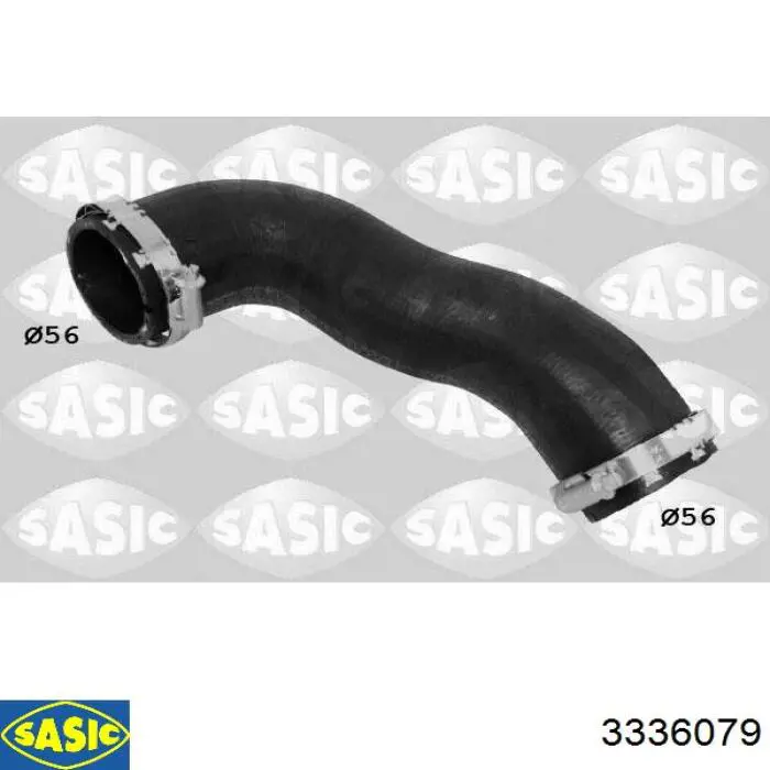 3336079 Sasic tubo flexible de aire de sobrealimentación izquierdo