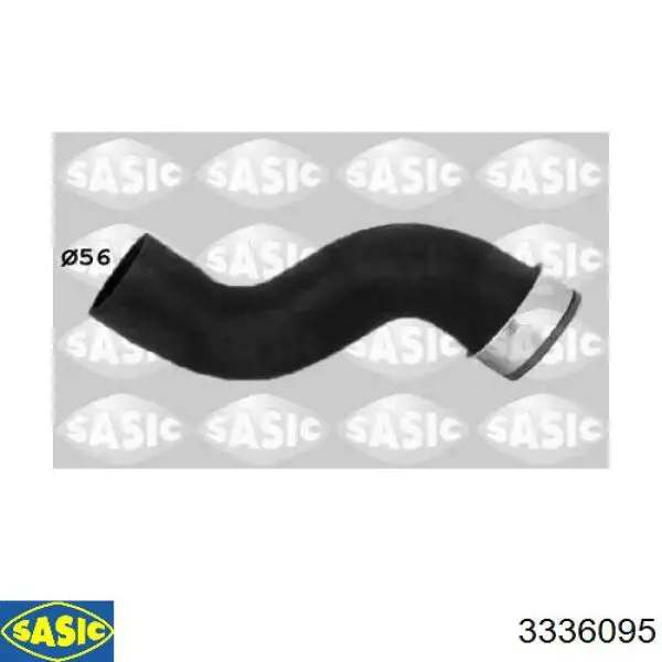 3336095 Sasic tubo flexible de aire de sobrealimentación izquierdo