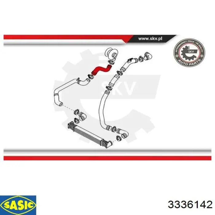 Comprar 466867 Cautex Tubo de salida de aire del turbocompresor