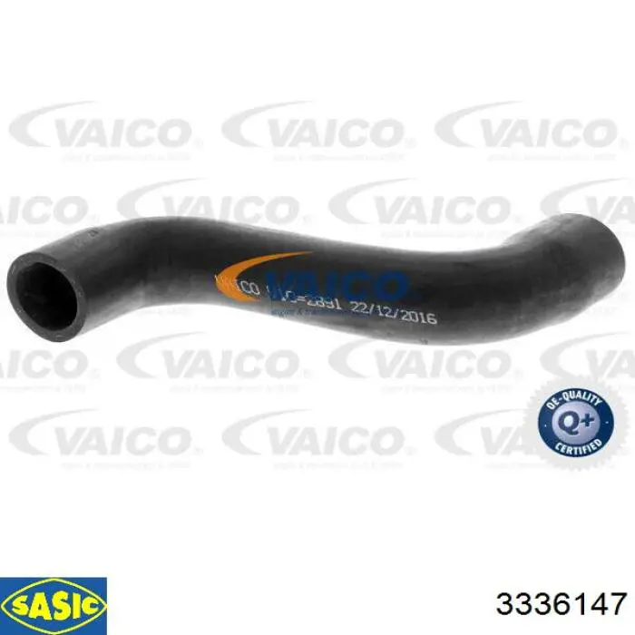 3336147 Sasic tubo flexible de aire de sobrealimentación superior izquierdo