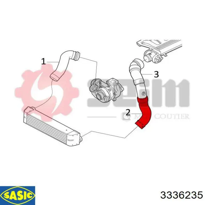Comprar 09587 Metalcaucho Tubo intercooler