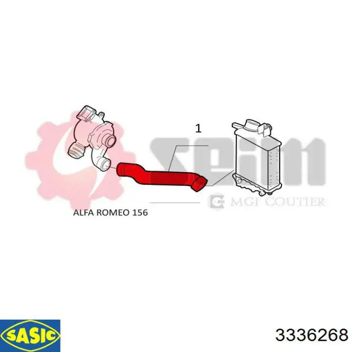 Manguera del intercooler Fiat/Alfa/Lancia 60680251 precio, desde 27,60 EUR