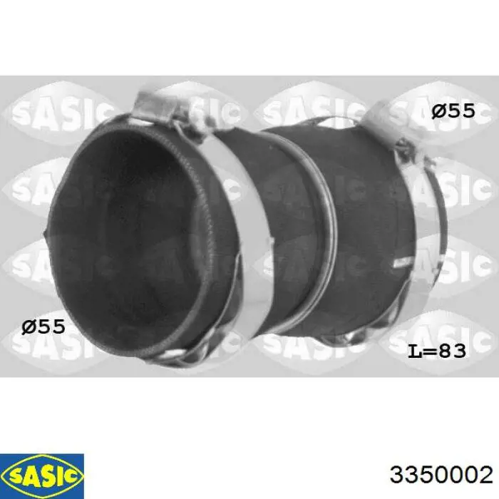 3350002 Sasic Manguera del intercooler