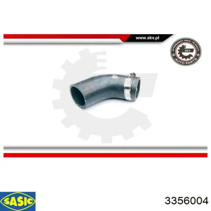 3356004 Sasic tubo flexible de aire de sobrealimentación superior izquierdo