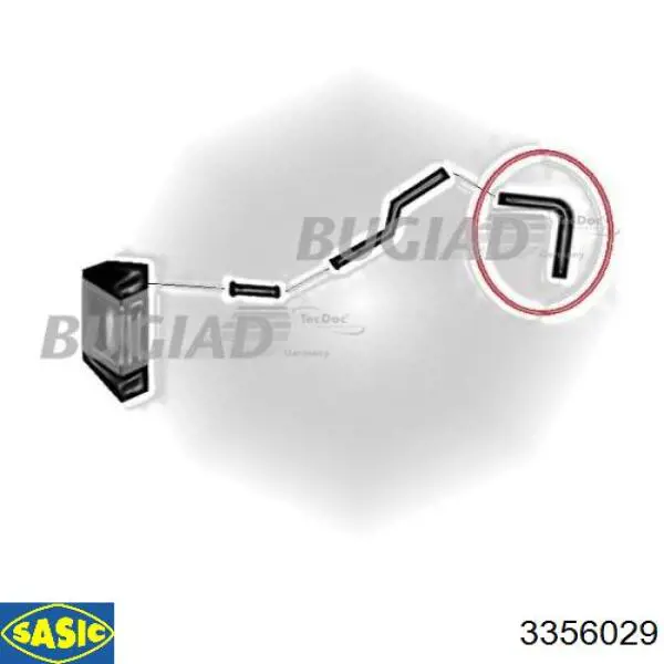 Comprar 9759 Metalcaucho Tubo de salida de aire del turbocompresor