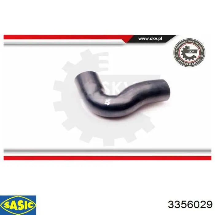 Tubo de salida de aire del turbocompresor 9759 Metalcaucho
